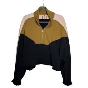 Colorblock Half-Zip Sweatshirt
